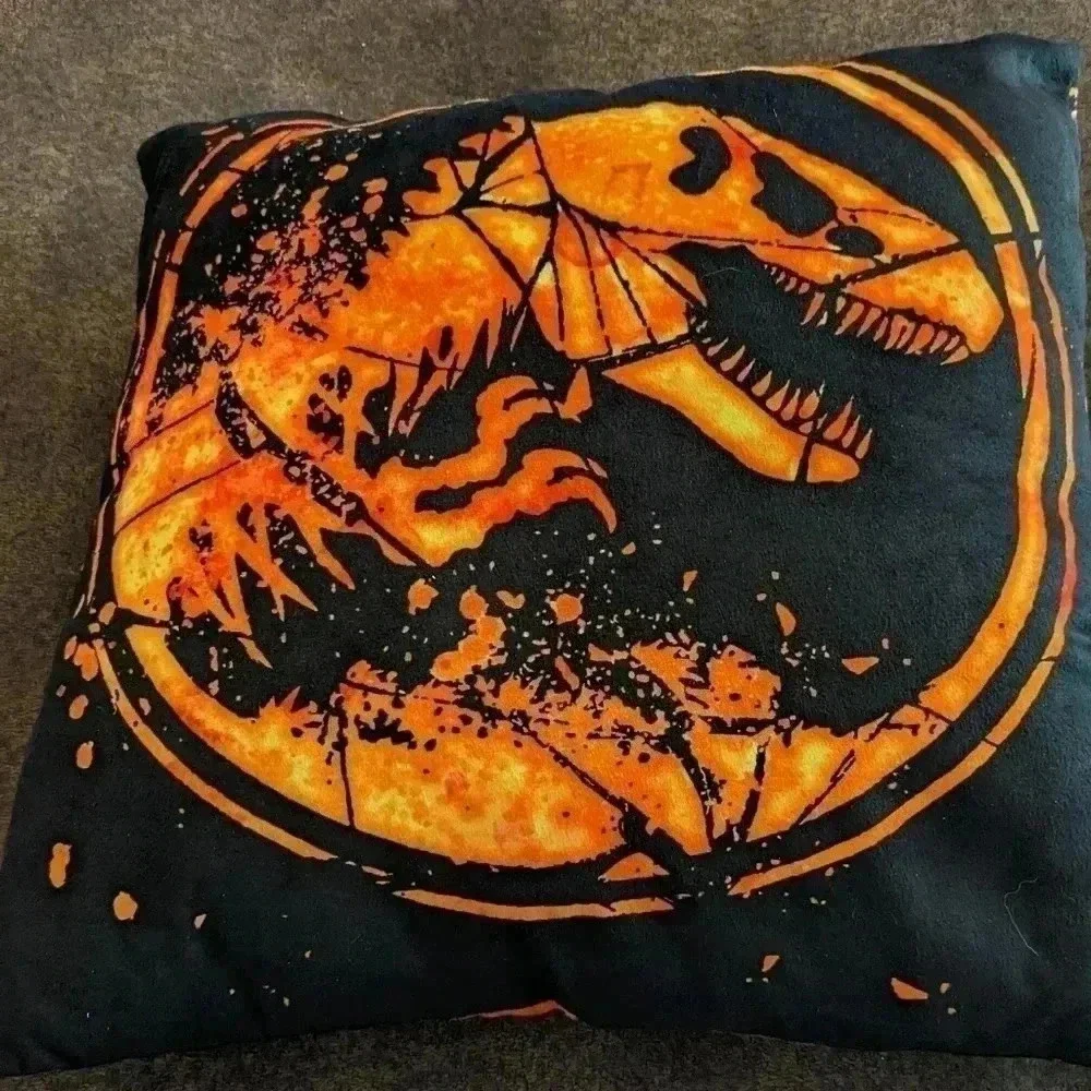 Universal Studios Jurassic World Fallen‎ Kingdom T.Rex Lava Pillow 14x14 Rare